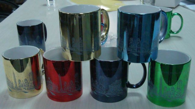 Plating Cup, Ceramic Cup Plating, Electroplating, Ceramic Cup, Advertising Cup